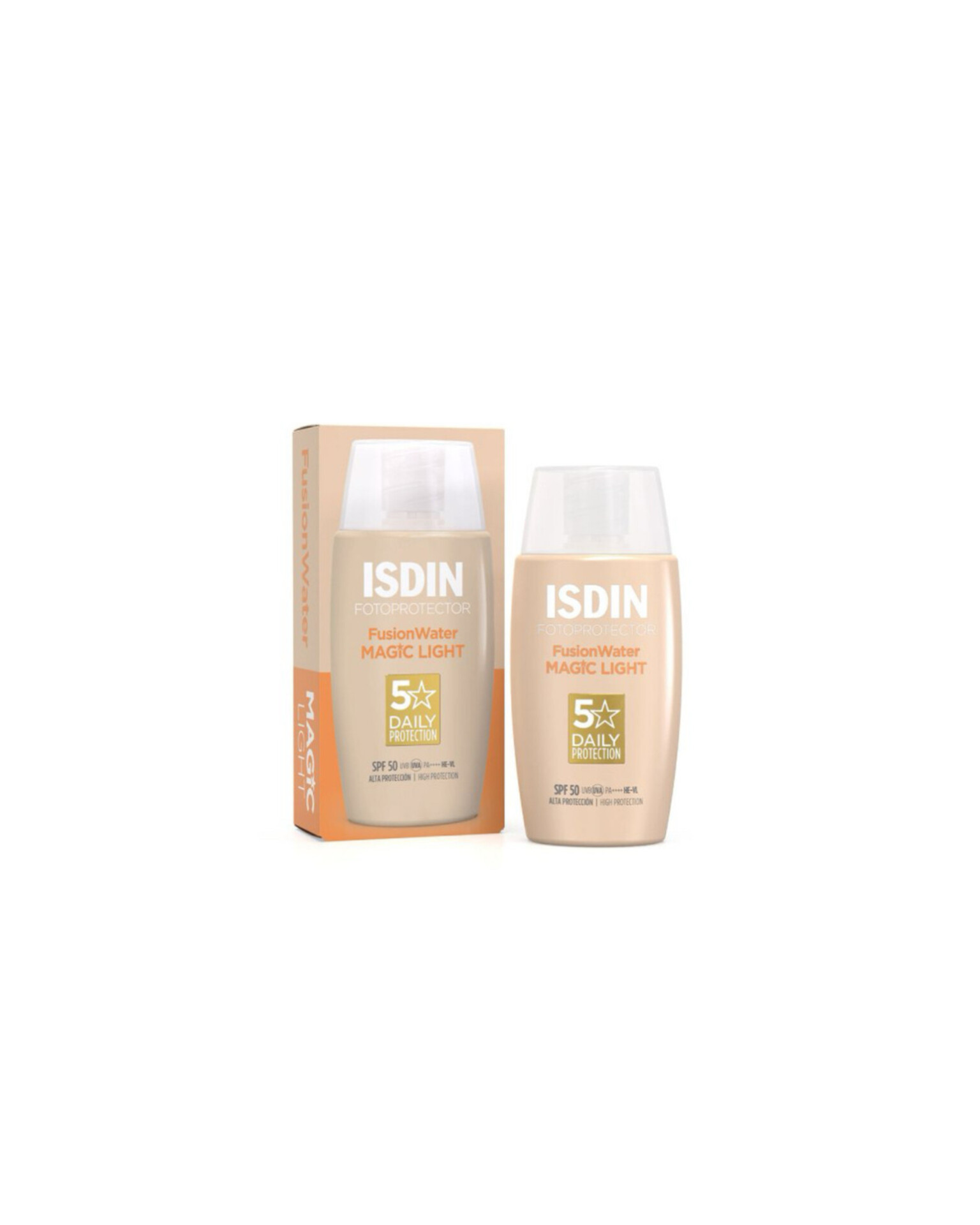 Fusion Water Magic Lightضد آفتاب رنگی ایزدین مدل